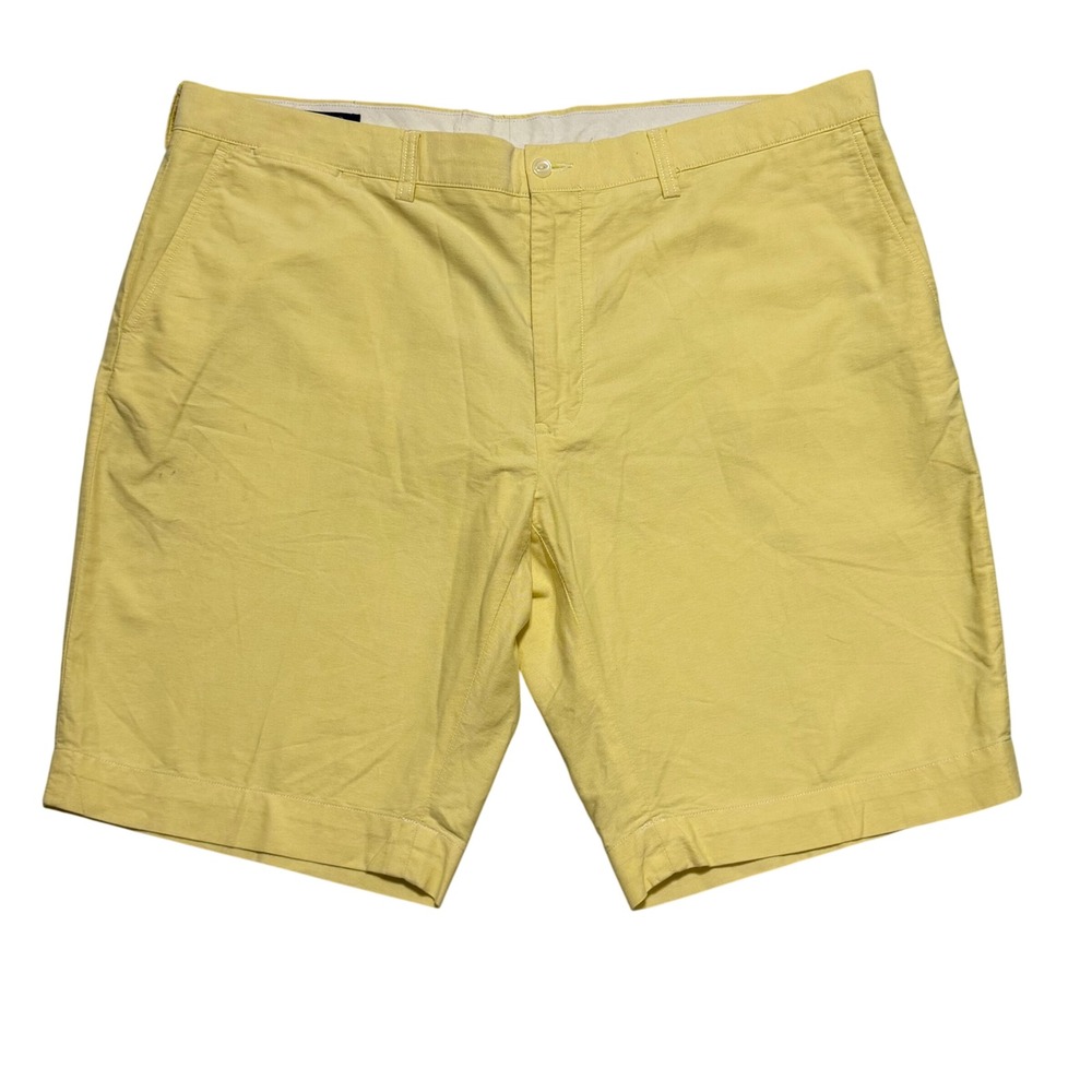 Polo Ralph Lauren Shorts Mens 42 Yellow Classic Chino Cotton Preppy Summer